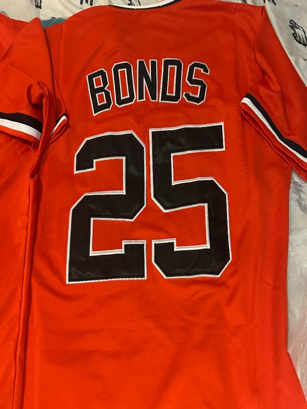 90s SAN FRANCISCO GIANTS BARRY BONDS Mens JERSEY M,L,XL,2X,3X byMitchell & Ness - Picture 6 of 6